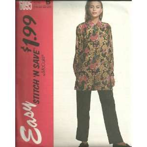  Misses Blouse And Pants Size 18, 20, 22, 24. McCalls Easy 