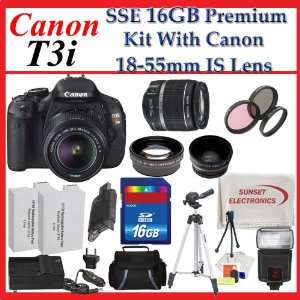  Canon EOS Rebel T3i SLR Digital Camera Kit with Canon 18 