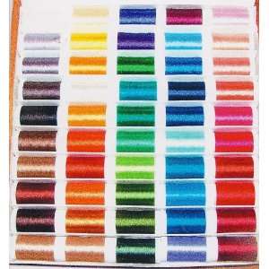 Iris ULTRABRITE Polyester Thread Box   50 Snap Spool / Best 50 Colors 