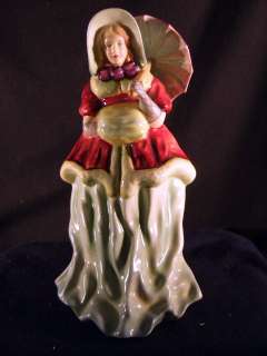 Elizabeth #2 figurine 8 bc hand paint Thorley China lady with parasol