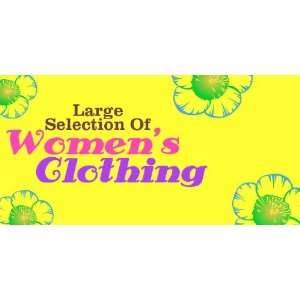   Vinyl Banner   Large Selection of Womens Clothing 