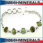 MOLDAVITE BRACELET SILVER.925   73.65ct = 14.73g