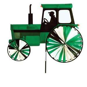 Large Modern Tractor Green   Accent Spinners for Gardens, SunTex Made 