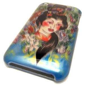  Apple iPhone 3 3G 3GS Japanese Geisha Tattoo Design AT&T 