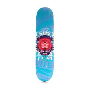  Blueprint Skateboards Courage Color Deck (Blue, 7.5 Inch 