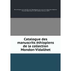  Catalogue des manuscrits Ã¨thiopiens de la collection 