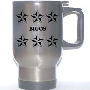  Personal Name Gift   BIGOS Stainless Steel Mug (black 