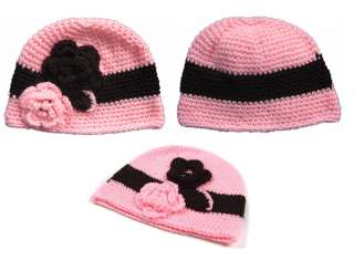 New Spring Crochet Beanie Shell Hat for Baby Toddler Child Kids 5 