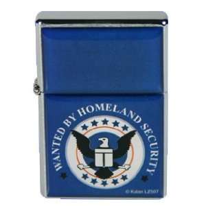   By Homeland Security Metal Flip Top Lighter