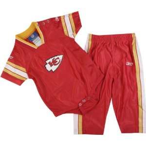  Kansas City Chiefs Infant Creeper Jersey and Pant Set 