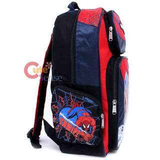 Marvel SpiderMan Large School Backpack Lunch Bag Set Web Slinger