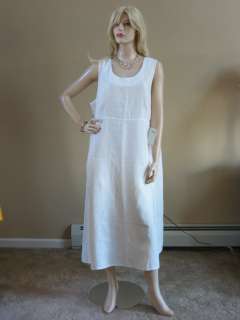 FLAX 09 Linen SIMPLICITY LONG Dress S&M&L U PIK COLOR  