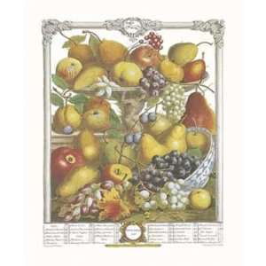   Robert Furber   Twelve Months of Fruits 1732/November