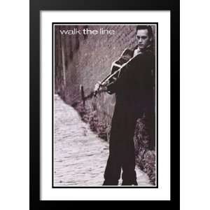  Walk the Line 32x45 Framed and Double Matted Movie Poster 