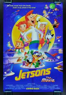 THE JETSONS * 1SH DS ADV ORIG MOVIE POSTER 1990 ROLLED  