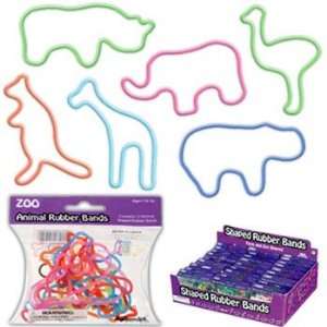  Zoo Shaped Rubber Band   Toysmith Toys & Games