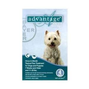  Advantage   For Dogs And Puppies 11 20 Lb TEAL 20 4 Pet 