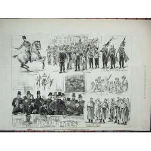   1882 Egypt Troops Soldiers Horses Trafalgar London War