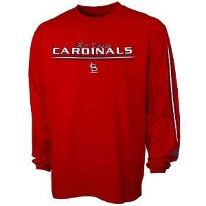  Adidas St Louis Cardinals Red Team Vision Long Sleeve T 