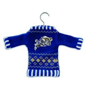  Navy Knit Sweater Ornament (Set of 3)