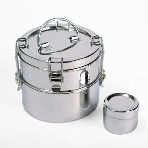  2 Tier Stainless Steel Food Carrier