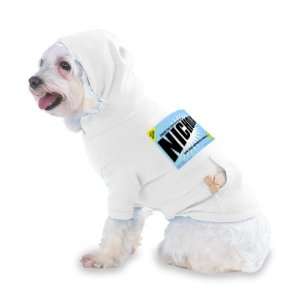   NICHOLAS Hooded (Hoody) T Shirt with pocket for your Dog or Cat XS