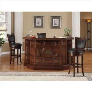  Bundle 81 Guinness Bar Set in Distressed Walnut (7 Pieces 