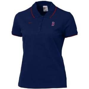  Nike Boston Red Sox Royal Blue Ladies Dinger Polo Sports 