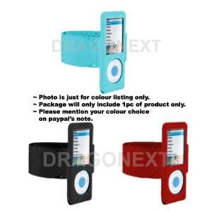  Black Armband Case For Chromatic iPod Nano 4th Gen Generation Black 