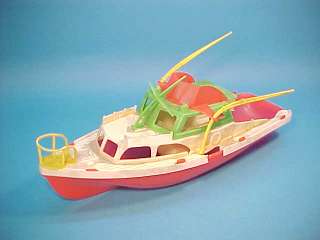 AMLOID FISHING BOAT HAULER TRUCK BOXED VINTAGE 1960s  