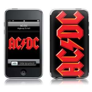  Music Skins MS ACDC30004 iPod Touch  2nd 3rd Gen  AC DC  Black Ice 