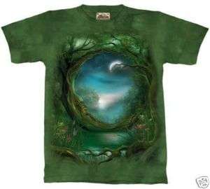 Mountain T Shirt   Moon Tree Fantasy   The Mountain Tee Shirt   Fairy 