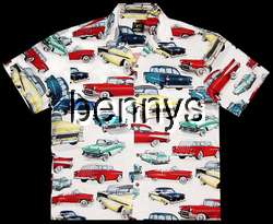 Chevy Bel Air 55 56 57 hawaiian shirt, white, XXL  