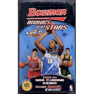 2003 04 Bowman Rookies & Stars Basketball Unopened Hobby 