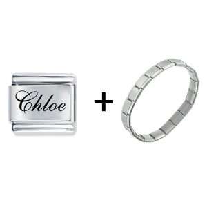  Edwardian Script Font Name Chloe Italian Charm Pugster Jewelry