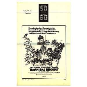  Hannibal Brooks Original Movie Poster, 11 x 17 (1969 