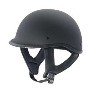  Mens DOT Approved Polo Black Half Helmet   Frontiercycle 