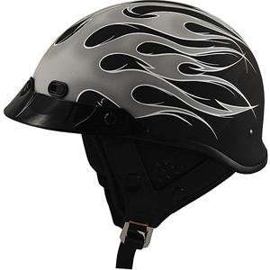 Zamp S 2 Flame Helmet   Medium/Flame Matte Black 