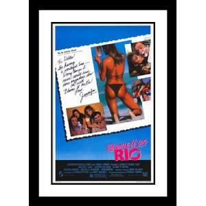  Blame It On Rio 20x26 Framed and Double Matted Movie 
