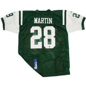 Curtis Martin New York Jets Reebok Authentic Autographed Green Jersey