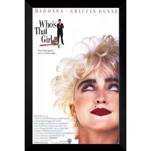  Whos That Girl FRAMED 27x40 Movie Poster Madonna