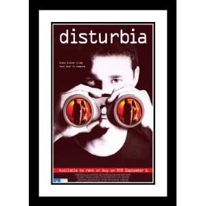  Disturbia 20x26 Framed and Double Matted Movie Poster 