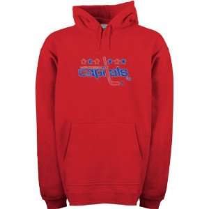  Washington Capitals Old Time Red Throwback Hooded 