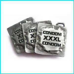  New 3 Pack Condoms XXXL Big Member Belt Buckle WT 039BK 