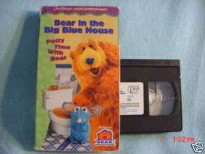 Bear in the Big Blue House   Potty Time with Bear vhs 043396040878 