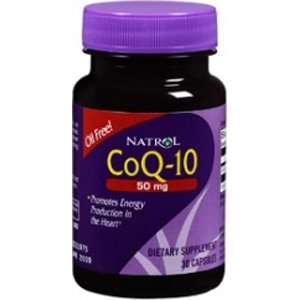  CoEnzyme Q 10 60 Caps 50 mg By Natrol Health & Personal 