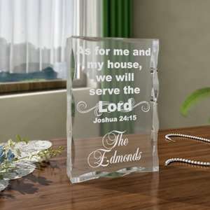  Personalized Serve the Lord Keepsake Baby