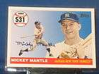 Mickey Mantle 2008 Topps Home Run History Yankees #531