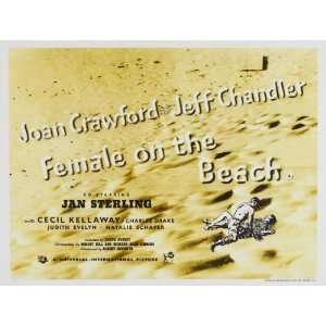  Female on the Beach   Movie Poster   27 x 40