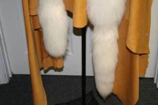 Vintage Adrian Thal Designed White Mink Boa Scarf8 feet long  